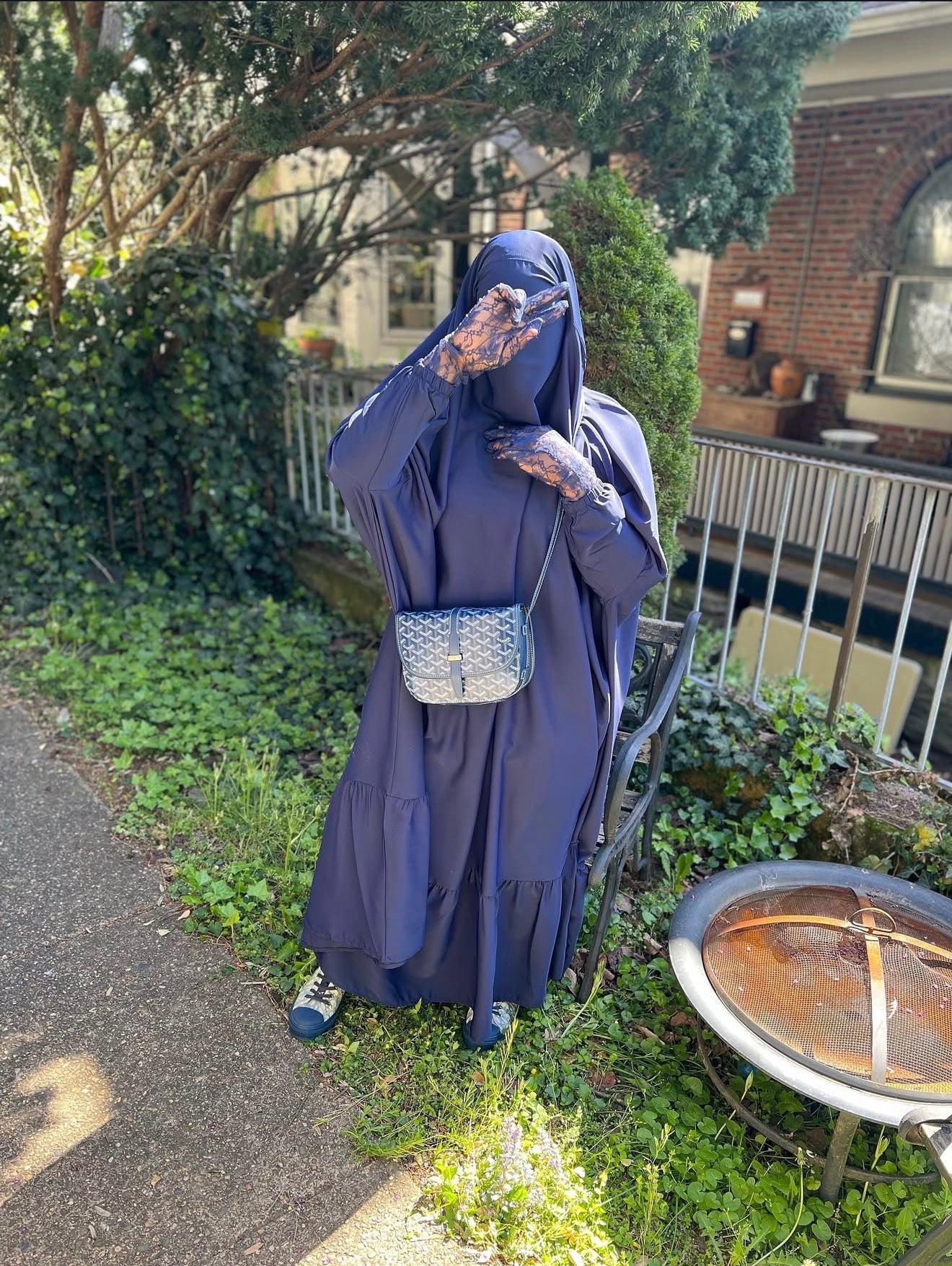 Ruffle overhead Jilbab